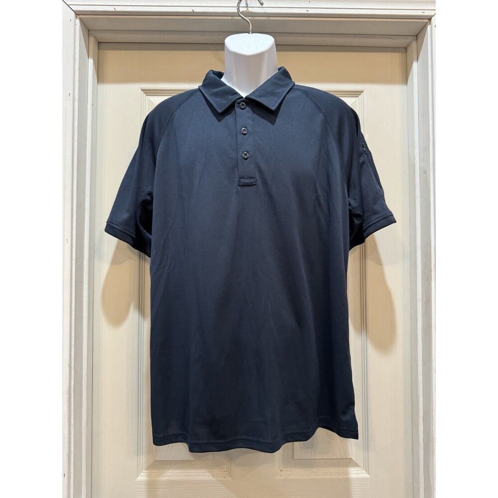 MAGCOMSEN Men's Polo Shirts with Zipper Pocket Size Large NWT